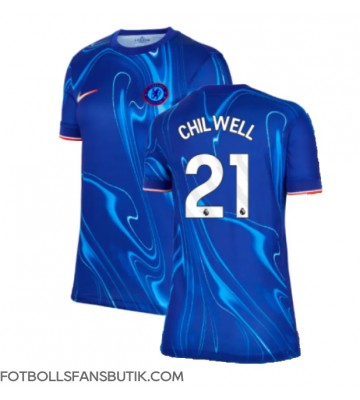 Chelsea Ben Chilwell #21 Replika Hemmatröja Damer 2024-25 Kortärmad